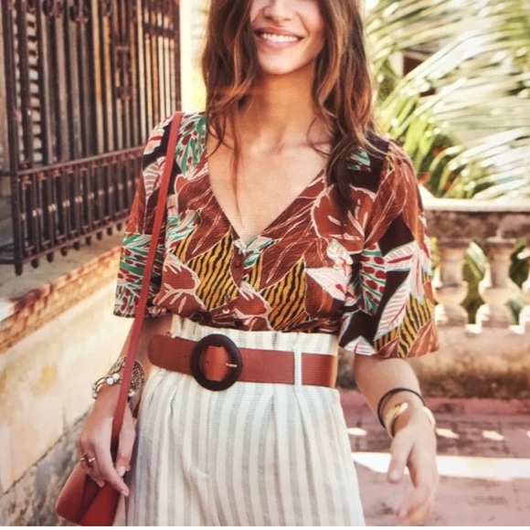 Sezane Accessories - Sezane Yves belt in smooth camel